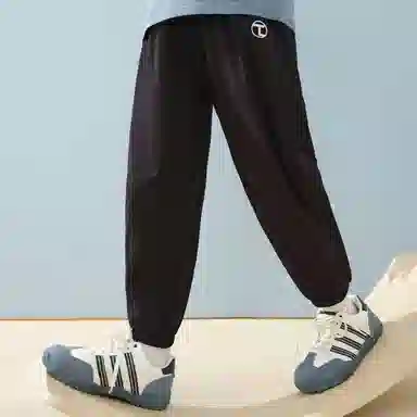 唐狮童装 百搭时尚简约休闲裤 儿童款 黑色