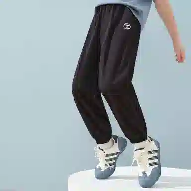 唐狮童装 百搭时尚简约休闲裤 儿童款 黑色