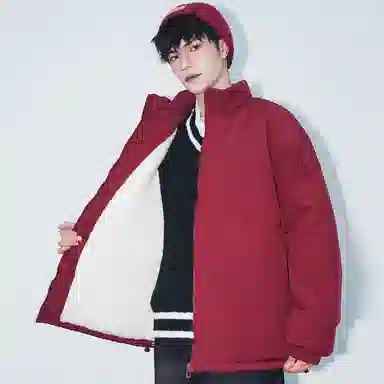 布客行 美式简约户外基础款无性别主义学院风纯色宽松休闲透气百搭立领夹克 男女同款