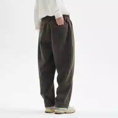 BUTTBILL Deck Wool Wide Leg Pants