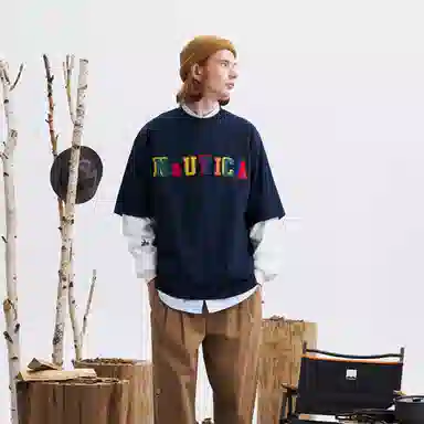 nautica white sail T