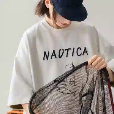 nautica white sail T