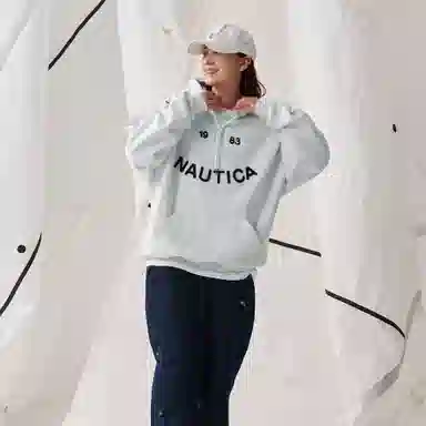 nautica white sail LOGO