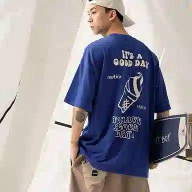 nautica white sail SS24 T