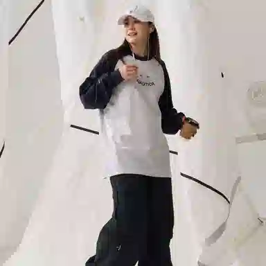 nautica white sail LOGOT