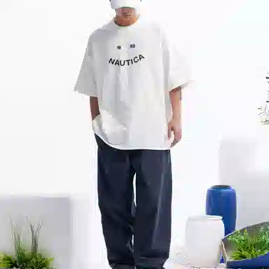 nautica white sail T
