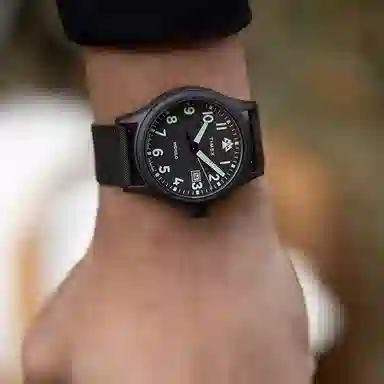 Timex Quartz Black Dial