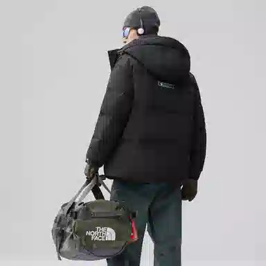 鸭鸭 紫钻系列 中青年时尚韩版潮流百搭短款连帽外套户外运动防风保暖休闲面包羽绒服 男女同款