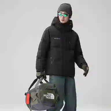 鸭鸭 紫钻系列 中青年时尚韩版潮流百搭短款连帽外套户外运动防风保暖休闲面包羽绒服 男女同款