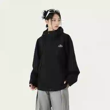 KW Mountain Print Windproof Waterproof Jacket