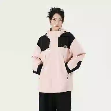 KW Mountain Print Windproof Waterproof Jacket