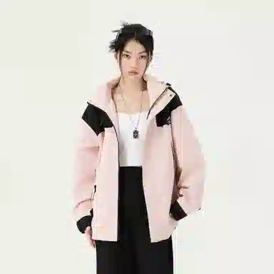 KW Mountain Print Windproof Waterproof Jacket