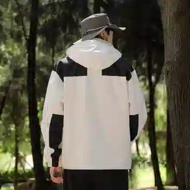 KW Mountain Print Windproof Waterproof Jacket