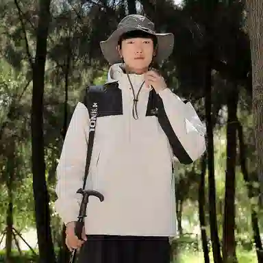 KW Mountain Print Windproof Waterproof Jacket