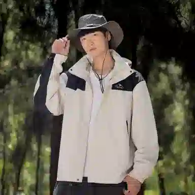 KW Mountain Print Windproof Waterproof Jacket