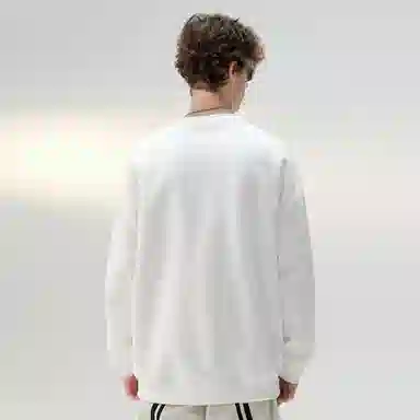 SWAMP AREA Wings Heart Letter Print Sweatshirt