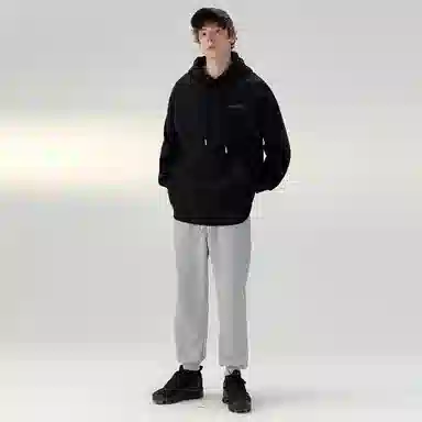 SWAMP AREA Spider Print Hoodie Black