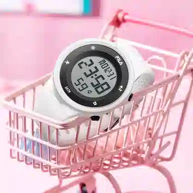 FILA Digital Watch Black White