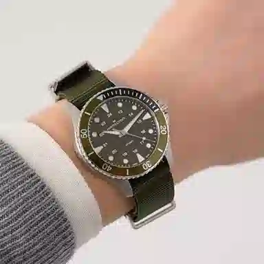 Hamilton Khaki Navy Scuba Green