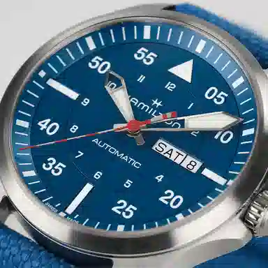 Hamilton Khaki Aviation 42mm Blue Dial