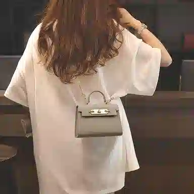 EBLAN Classic Retro Chain Kelly Bag