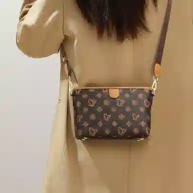 EBLAN Vintage Bucket Bag Brown