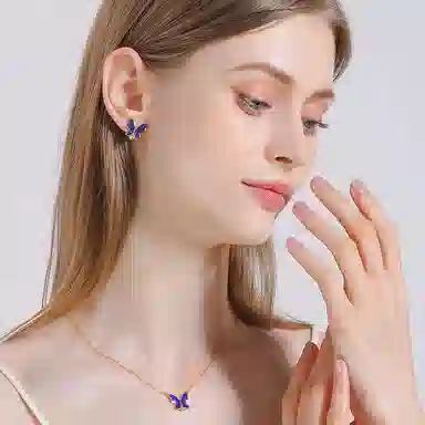 Fariya Butterfly Stud Earrings