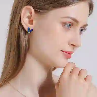 Fariya Butterfly Stud Earrings