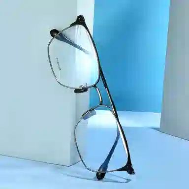 MUZU Optical Frame Black Gold