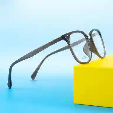 MUZU TR90TR Square Frame Glasses