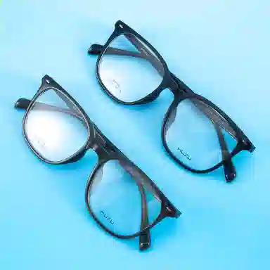 MUZU TR90TR Square Frame Glasses