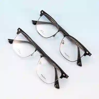 MUZU Wenligong Semi-Rim Blue Light Glasses