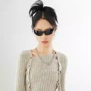 MUYKUY Y2K Pilot Sunglasses