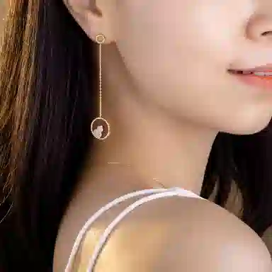 创饰社 福禄 新中式 轻奢小众 玛瑙 耳环 女款