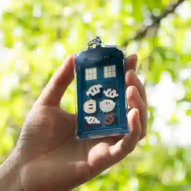 赛凡科幻空间 神秘博士 亚克力挂坠塔迪斯钥匙扣