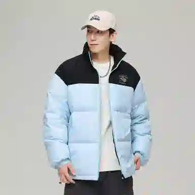 JEANSWEST Patchwork Puffer Jacket