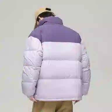 JEANSWEST Patchwork Puffer Jacket