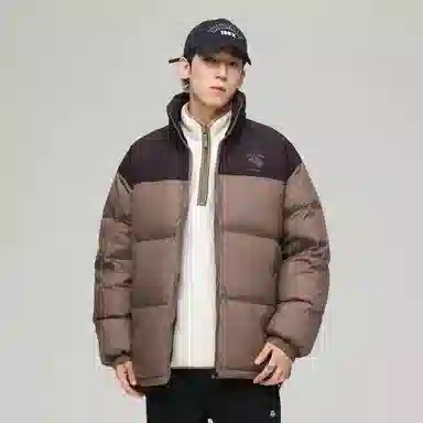 JEANSWEST Patchwork Puffer Jacket