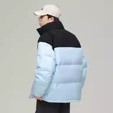 JEANSWEST Patchwork Puffer Jacket