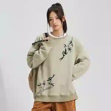 JEANSWEST Ink Bamboo Logo Sweatshirt