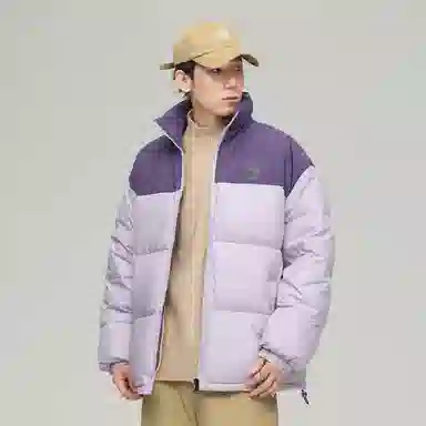 JEANSWEST Patchwork Puffer Jacket