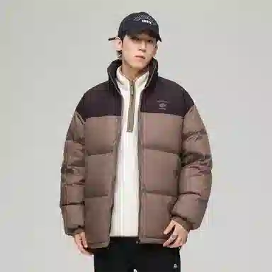 JEANSWEST Patchwork Puffer Jacket