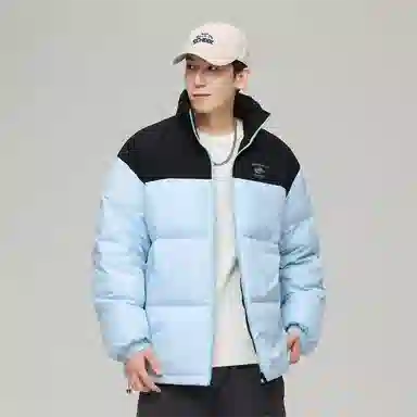 JEANSWEST Patchwork Puffer Jacket