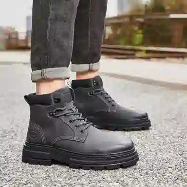 Dickies Martin Boots Black Grey