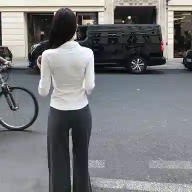 卡路莉 高个子薄款灰色西装裤休闲裤 女款