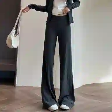 卡路莉 超长垂感针织休闲裤 女款