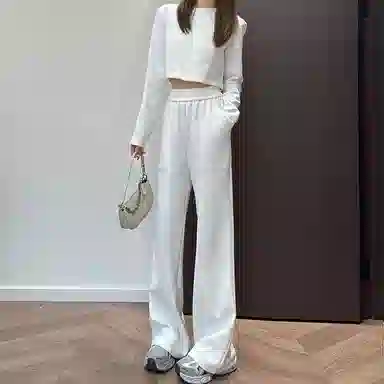 卡路莉 运动裤女高个子直筒休闲裤 女款