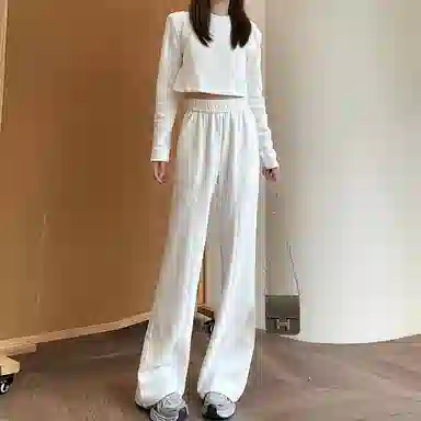 卡路莉 运动裤女高个子直筒休闲裤 女款