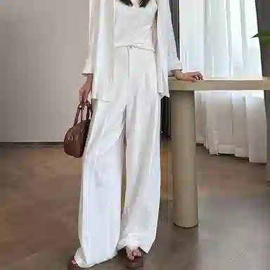 卡路莉 显瘦宽松直筒休闲裤 女款