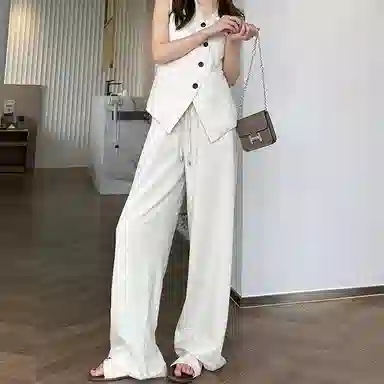 卡路莉 薄款舒适简约夏季休闲裤 女款